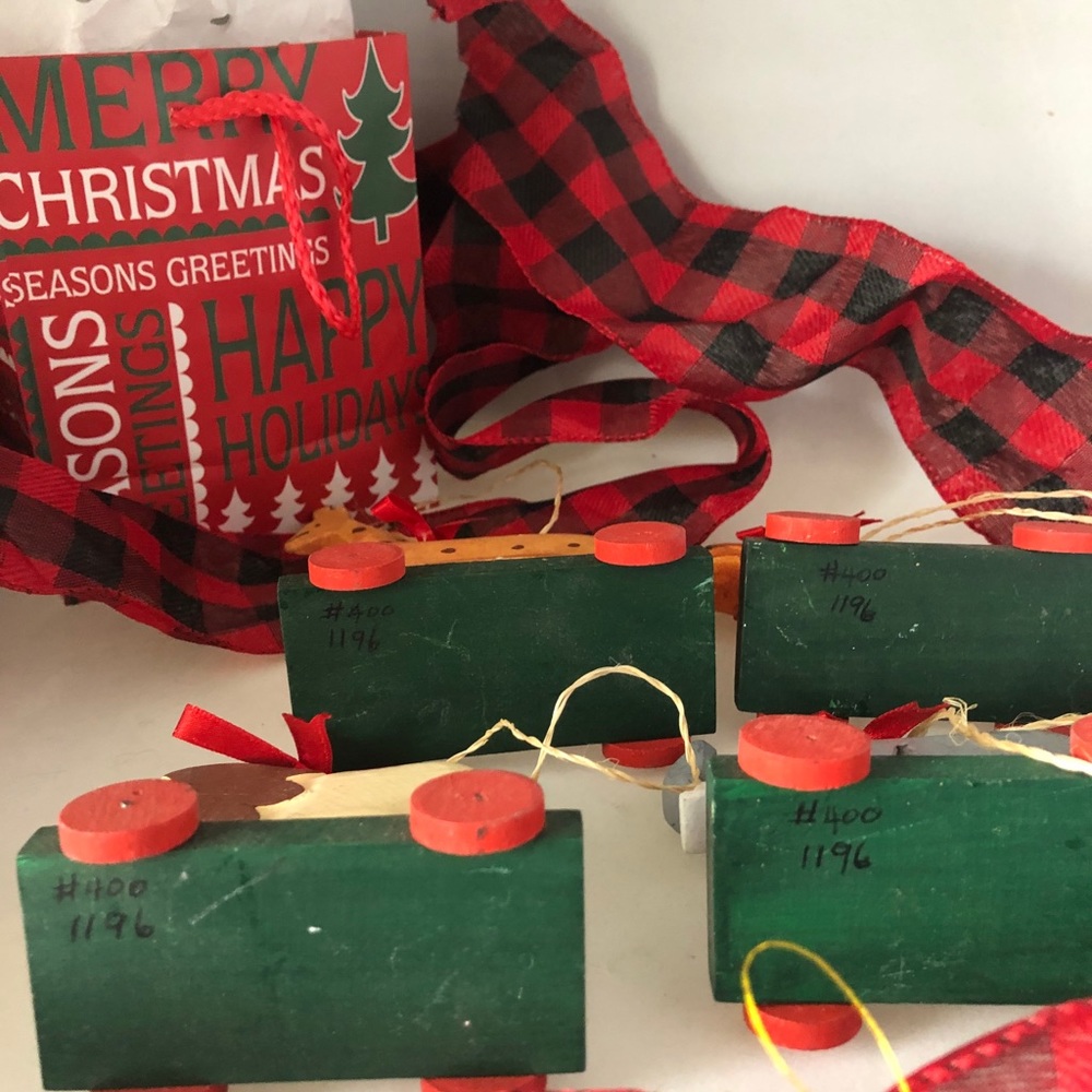VINTAGE Pull Toy Ornaments (Set of 5) - Picture 9 of 10